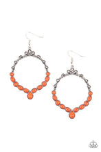 Load image into Gallery viewer, Thai Treasures - Orange Earring freeshipping - JewLz4u Gemstone Gallery