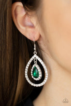 Load image into Gallery viewer, Blushing Bride - Green Earring