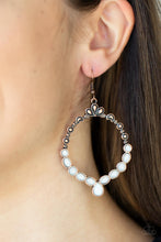 Load image into Gallery viewer, Thai Treasures - Copper (White Oval Beads) Earring freeshipping - JewLz4u Gemstone Gallery