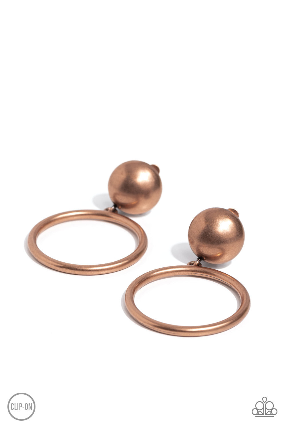 Classic Candescence - Copper (Clip-On Earring