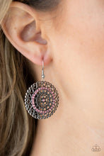 Load image into Gallery viewer, Fairytale Finale - Pink (Rhinestone) Earring freeshipping - JewLz4u Gemstone Gallery