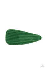Load image into Gallery viewer, Colorfully Corduroy - Green Hair Clip
