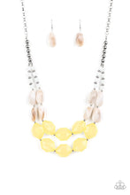 Load image into Gallery viewer, Seacoast Sunset Yellow Necklace freeshipping - JewLz4u Gemstone Gallery