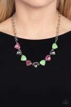 Load image into Gallery viewer, Dreamy Drama - Green (Iridescent) Necklace