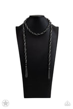 Load image into Gallery viewer, SCARFed for Attention - Gunmetal Necklace freeshipping - JewLz4u Gemstone Gallery

