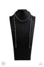 Load image into Gallery viewer, SCARFed for Attention - Gunmetal Necklace freeshipping - JewLz4u Gemstone Gallery