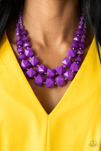 Load image into Gallery viewer, Summer Excursion - Purple Necklace freeshipping - JewLz4u Gemstone Gallery