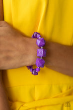 Load image into Gallery viewer, Trendsetting Tourist - Purple Bracelet freeshipping - JewLz4u Gemstone Gallery