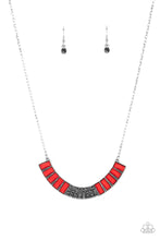 Load image into Gallery viewer, Coup de MANE - Red Necklace