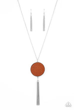 Load image into Gallery viewer, Wondrously Woven - Brown (Leather) Necklace