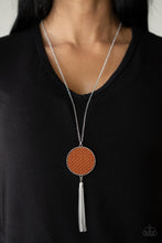 Load image into Gallery viewer, Wondrously Woven - Brown (Leather) Necklace