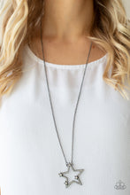 Load image into Gallery viewer, I Pledge Allegiance to the Sparkle - Black (Gunmetal) Necklace