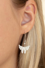 Load image into Gallery viewer, Bountiful Butterflies - White Necklace freeshipping - JewLz4u Gemstone Gallery