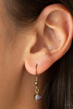 Load image into Gallery viewer, Galactic Glow - Brass (Aurum) Necklace freeshipping - JewLz4u Gemstone Gallery