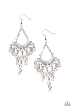Load image into Gallery viewer, Commanding Candescence - White (Rhinestone) Earring