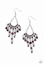 Load image into Gallery viewer, Commanding Candescence - Purple Earring