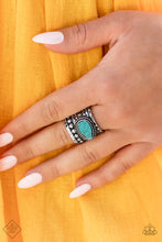 Load image into Gallery viewer, Eco Energy - Blue (Turquoise) Ring(SSF-0821)