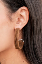 Load image into Gallery viewer, Rural Guru - Brown Earring (SS-1121)