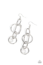 Load image into Gallery viewer, Park Avenue Princess - White (Iridescent) Earring freeshipping - JewLz4u Gemstone Gallery