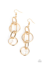Load image into Gallery viewer, Park Avenue Princess - Gold Earring freeshipping - JewLz4u Gemstone Gallery