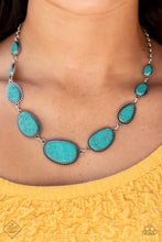Load image into Gallery viewer, Elemental Eden - Blue (Turquoise) Necklace (SSF-0821)