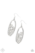 Load image into Gallery viewer, Prismatic Poker Face - White Earring (FFA-1121) freeshipping - JewLz4u Gemstone Gallery