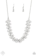 Load image into Gallery viewer, Won the Lottery - White (Rhinestone) Necklace (FFA-1121)