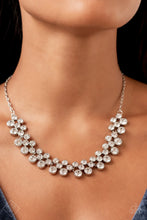 Load image into Gallery viewer, Won the Lottery - White (Rhinestone) Necklace (FFA-1121)