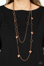 Load image into Gallery viewer, Chicly Cupid - Copper (Heart) Necklace freeshipping - JewLz4u Gemstone Gallery