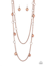 Load image into Gallery viewer, Chicly Cupid - Copper (Heart) Necklace freeshipping - JewLz4u Gemstone Gallery