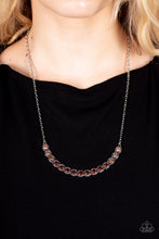 Load image into Gallery viewer, Throwing SHADES - Brown (Topaz Rhinestone) Necklace freeshipping - JewLz4u Gemstone Gallery
