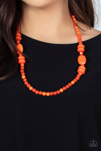 Load image into Gallery viewer, Tropical Tourist - Orange Necklace freeshipping - JewLz4u Gemstone Gallery