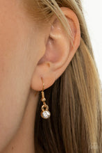 Load image into Gallery viewer, Spiraling Sparkle - Gold Necklace