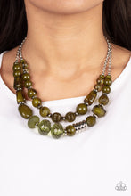 Load image into Gallery viewer, Pina Colada Paradise - Green Necklace freeshipping - JewLz4u Gemstone Gallery