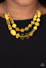 Load image into Gallery viewer, Pina Colada Paradise - Yellow Necklace freeshipping - JewLz4u Gemstone Gallery