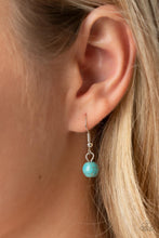 Load image into Gallery viewer, Sahara Suburb - Blue (Turquoise) Lanyard Necklace