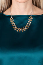 Load image into Gallery viewer, Won The Lottery - Brown (Topaz Rhinestone) Necklace