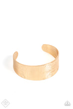 Load image into Gallery viewer, Coolly Curved - Gold Bracelet (SS-0921)