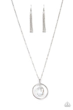 Load image into Gallery viewer, Hands-Down Dazzling - White (Iridescent Gem) Necklace