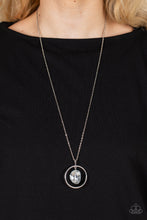 Load image into Gallery viewer, Hands-Down Dazzling - Silver (Smoky Iridescent Gem) Necklace