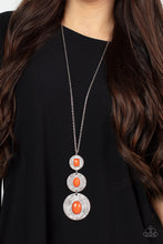 Load image into Gallery viewer, Talisman Trendsetter - Orange Necklace freeshipping - JewLz4u Gemstone Gallery