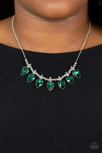Load image into Gallery viewer, Crown Jewel Couture - Green Necklace freeshipping - JewLz4u Gemstone Gallery