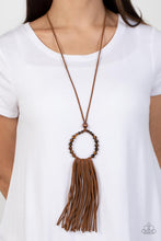 Load image into Gallery viewer, Namaste Mama - Brown Necklace (SS-1121) freeshipping - JewLz4u Gemstone Gallery