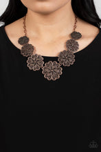 Load image into Gallery viewer, Basketful of Blossoms - Copper Necklace