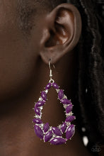 Load image into Gallery viewer, Tenacious Treasure - Purple Earring