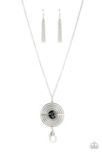 Load image into Gallery viewer, Targeted Tranquility - Black Lanyard Necklace