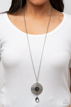 Load image into Gallery viewer, Targeted Tranquility - Black Lanyard Necklace