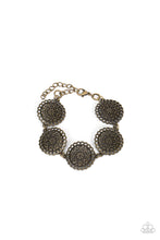 Load image into Gallery viewer, Garden Gate Glamour - Brass Bracelet freeshipping - JewLz4u Gemstone Gallery