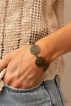 Load image into Gallery viewer, Garden Gate Glamour - Brass Bracelet freeshipping - JewLz4u Gemstone Gallery