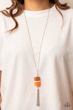 Load image into Gallery viewer, REEL It in - Orange Necklace